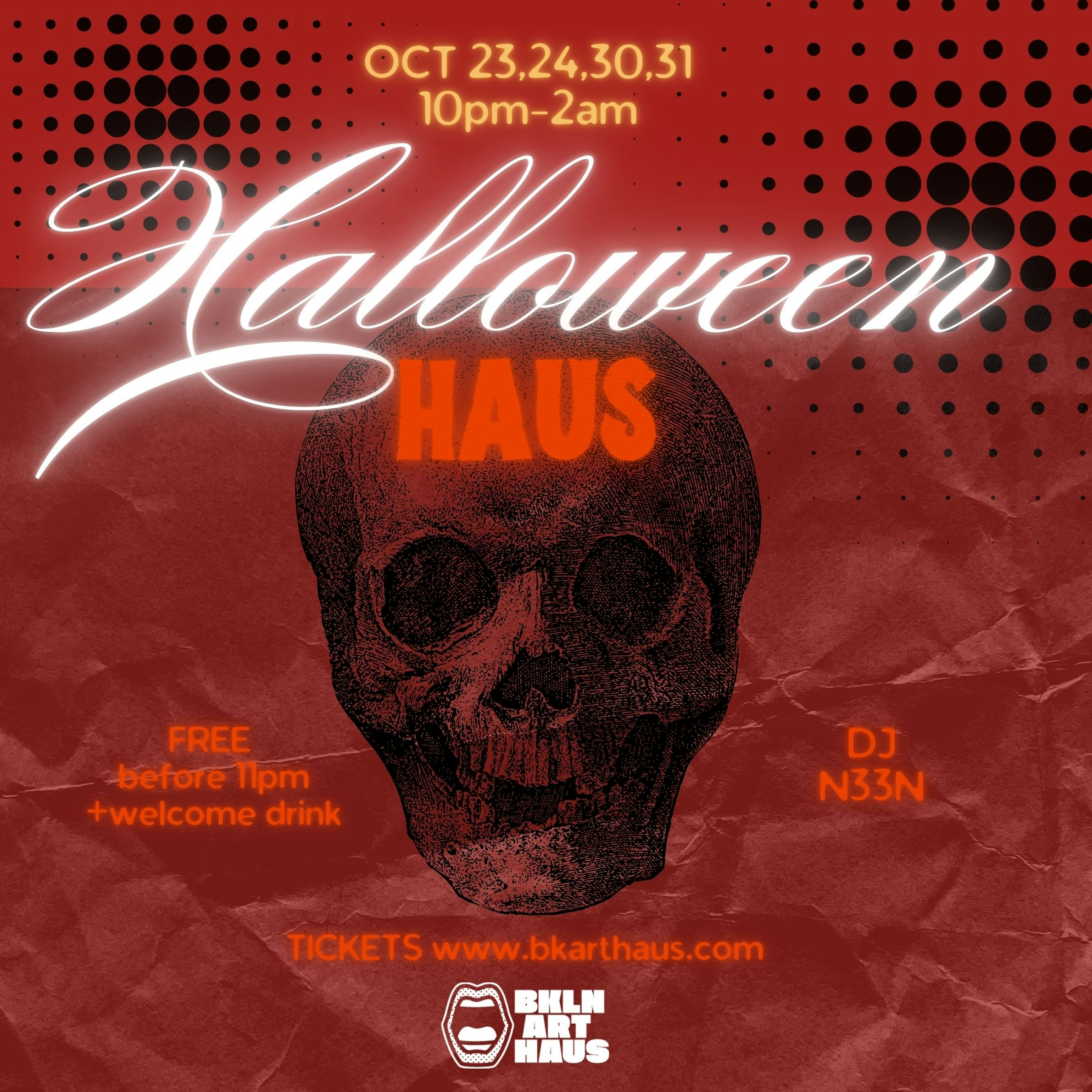 *Halloween Haus* DJs, Ghouls, and Goblins at BAH