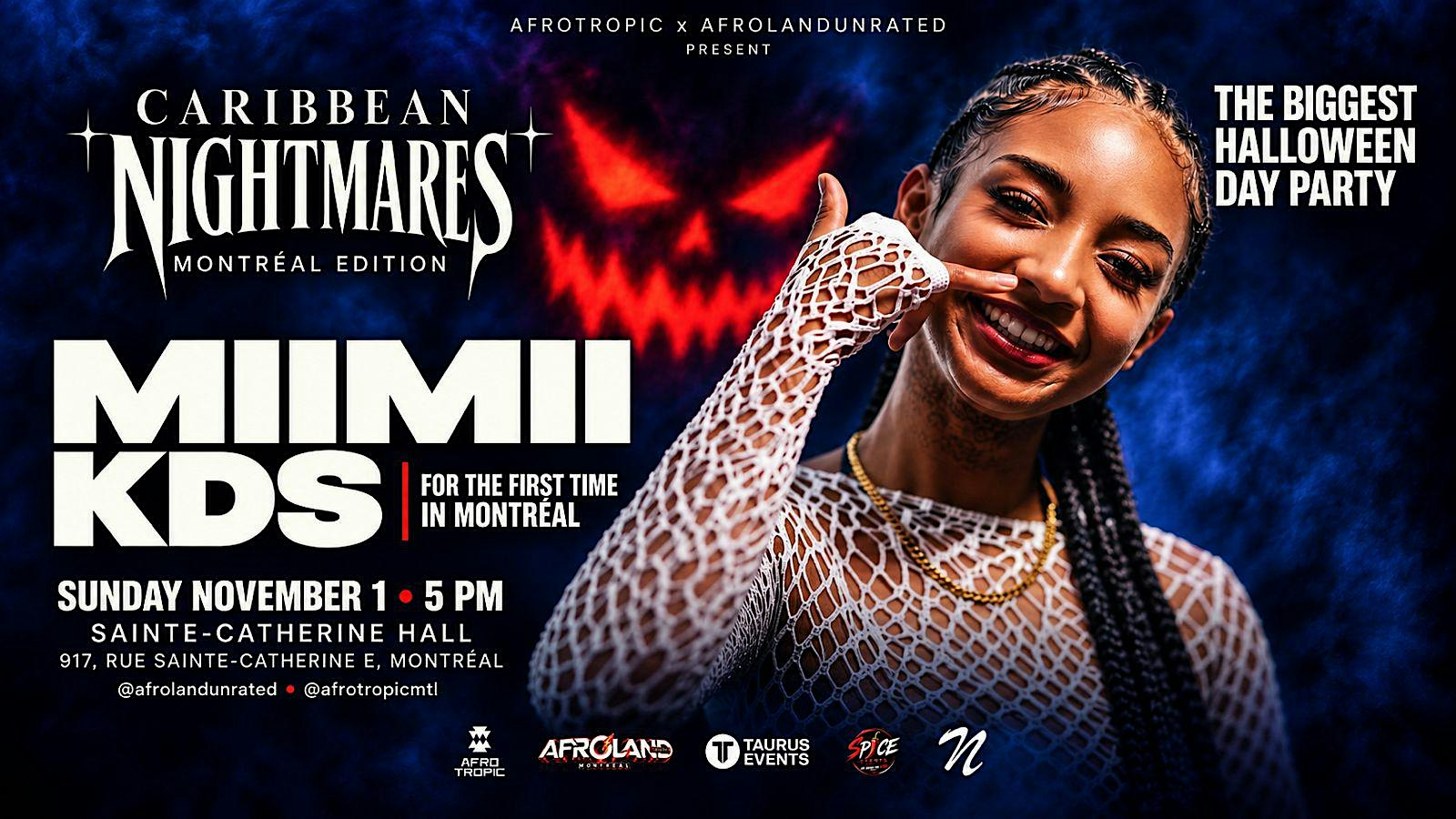 Caribbean Nightmares - MiiMii KDS showcase à Montreal - Halloween Day Party