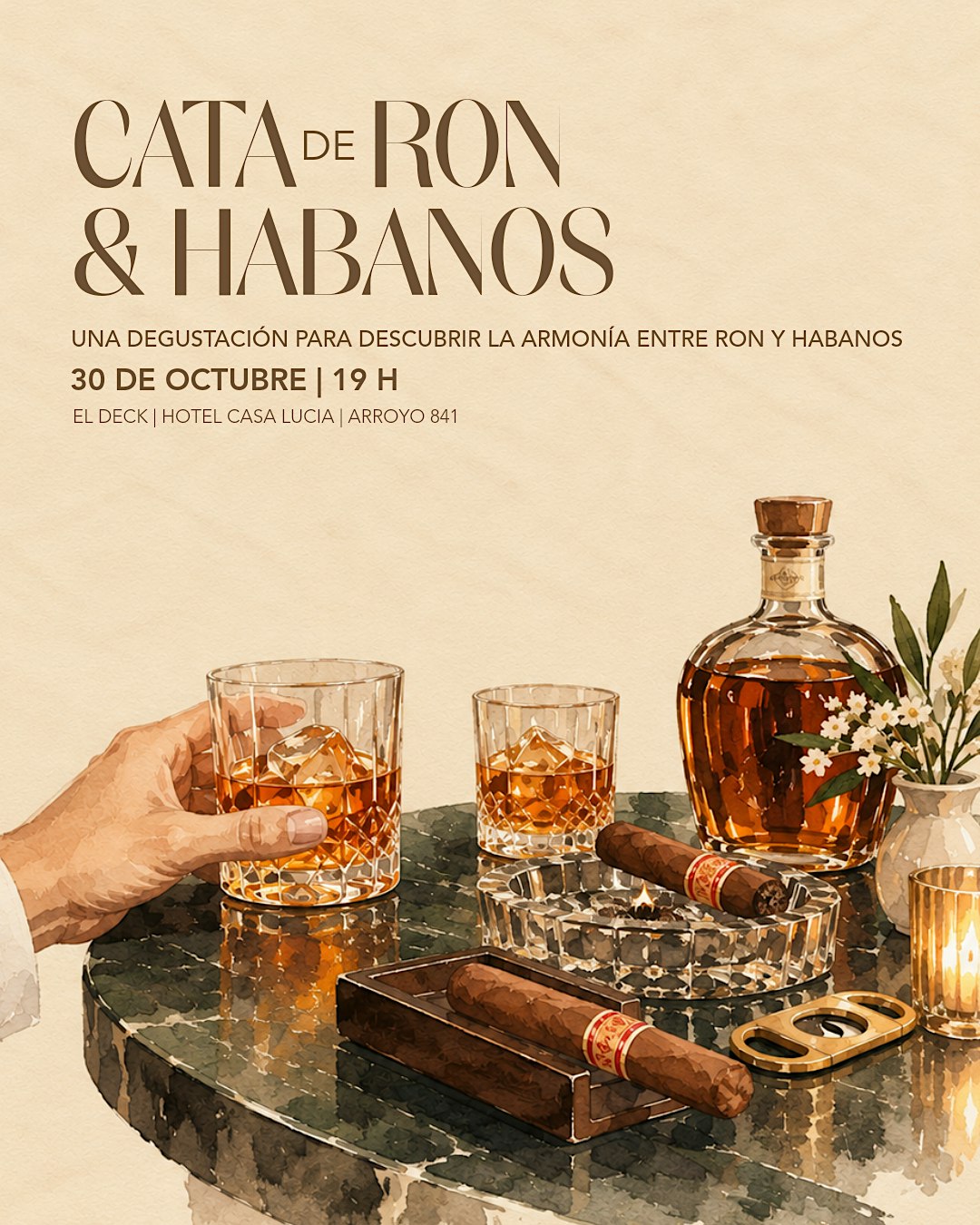 Cata de Ron & Habanos