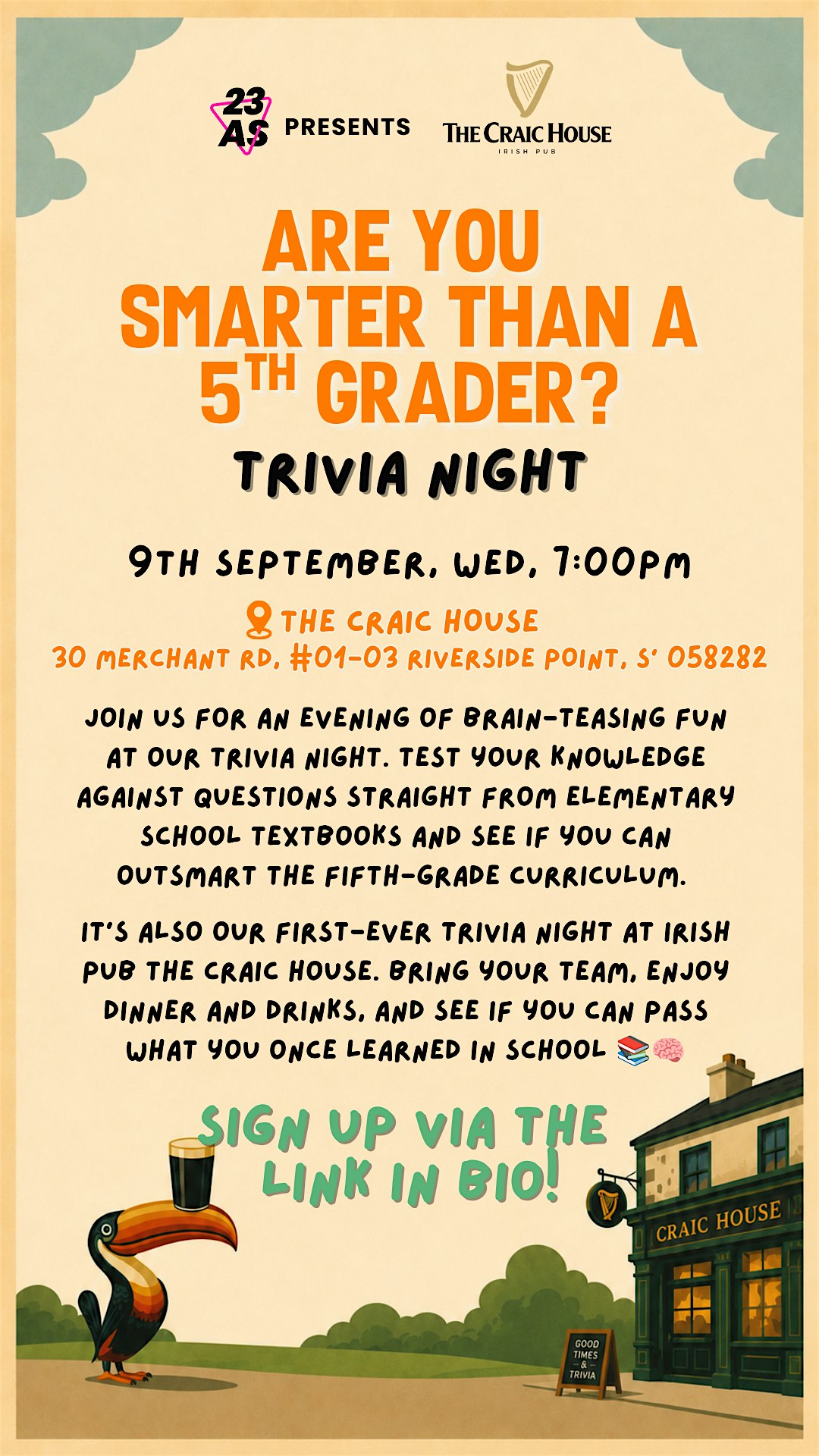ARE YOU SMARTER THAN A 5TH GRADER? TRIVIA NIGHT
