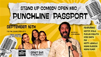 NEW STAND UP COMEDY IN ENGLISH • 8 COMEDIANS - FREE ENTRANCE