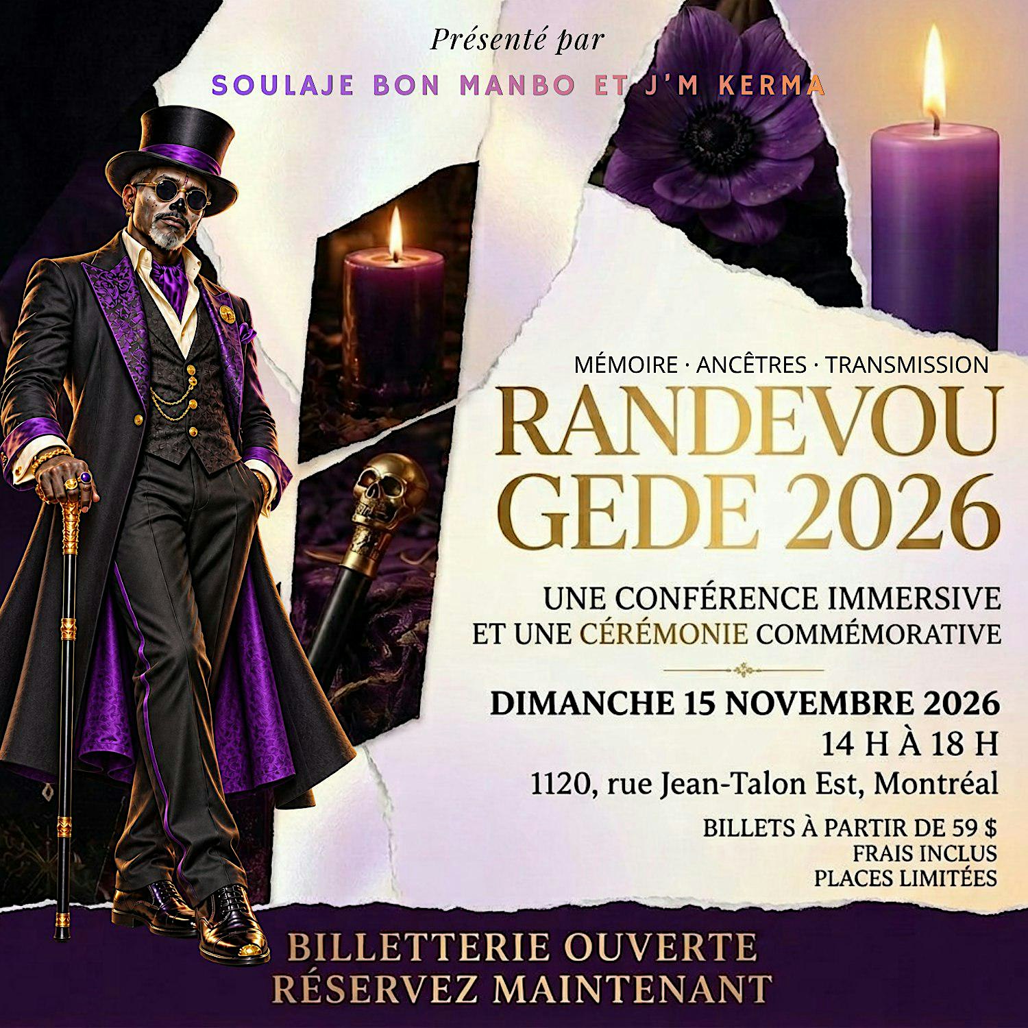 RANDEVOU GEDE | Conférence immersive et Cérémonie commémorative