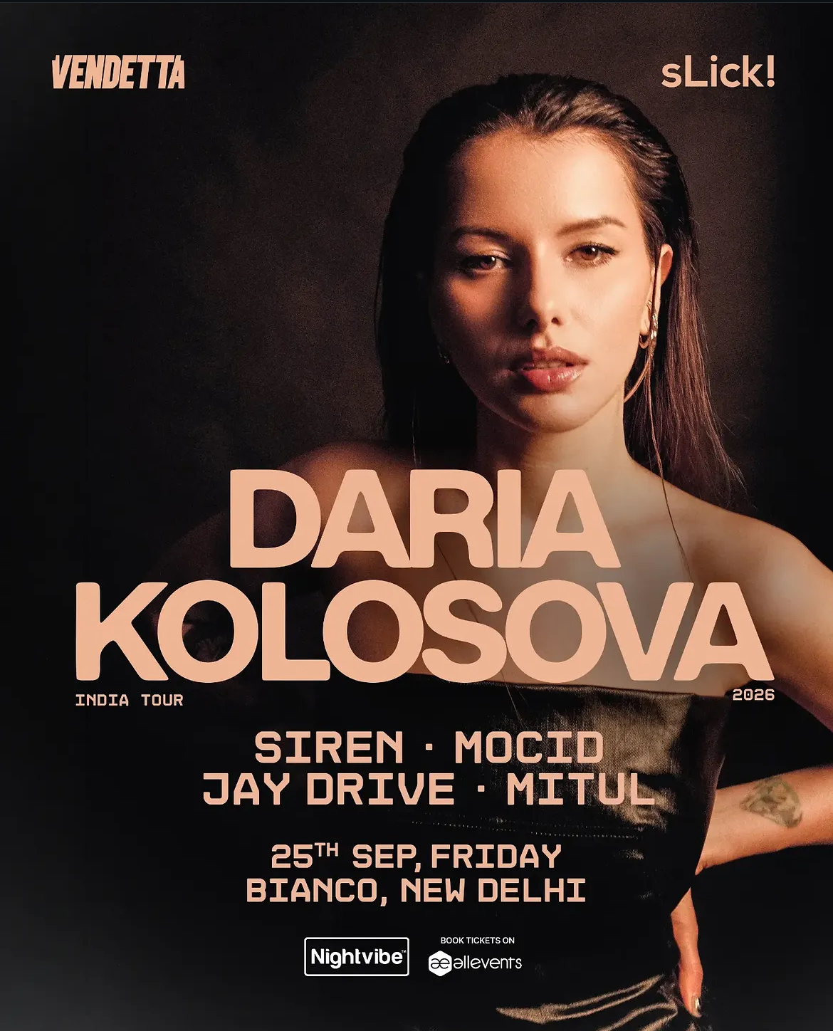 Daria Kolosova in Delhi