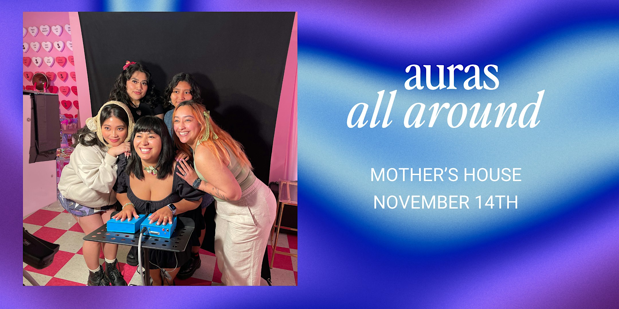 Aura Photography Pop Up at Mother's House - November 14th