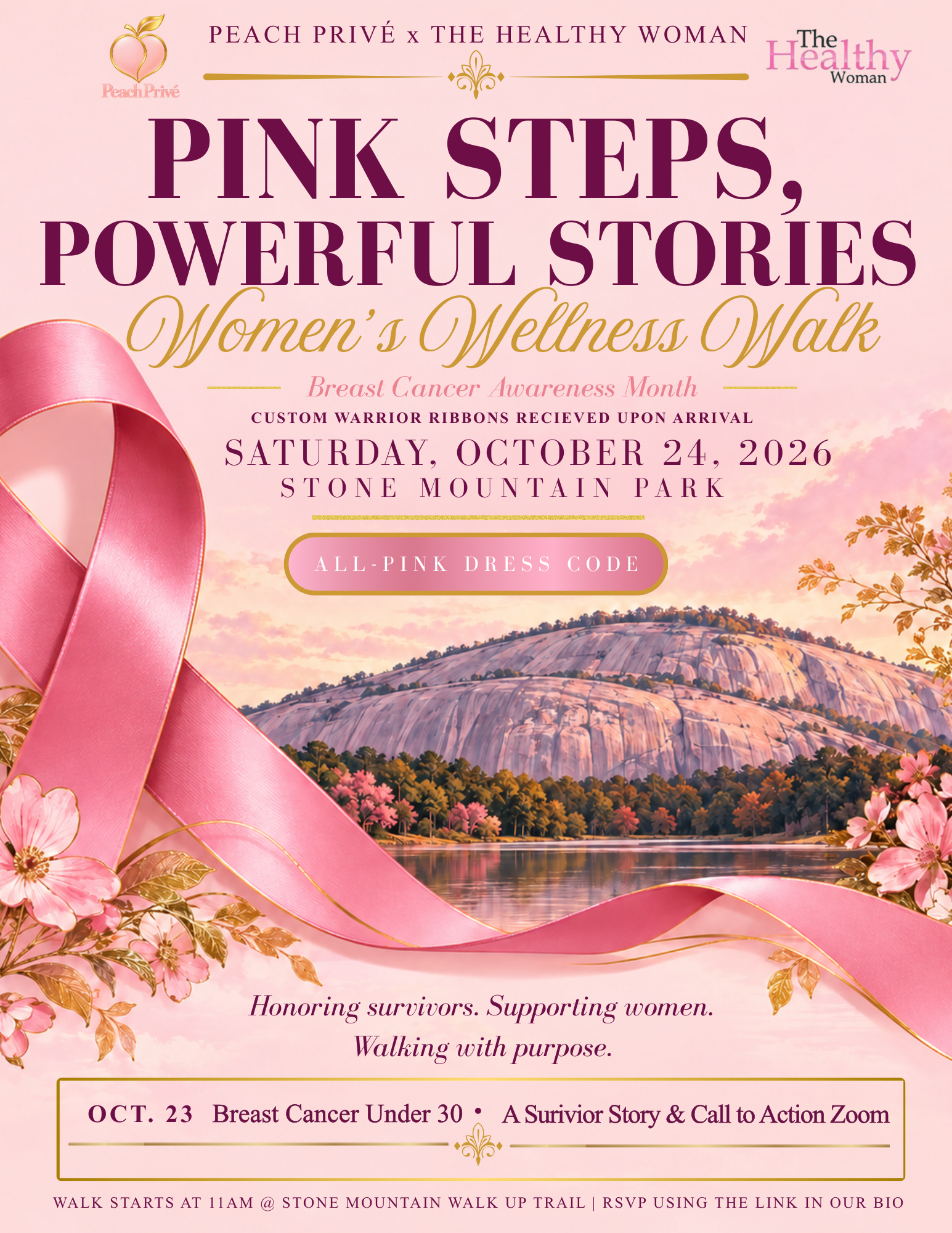 Pink Steps, Powerful Stories: Women’s Wellness Walk