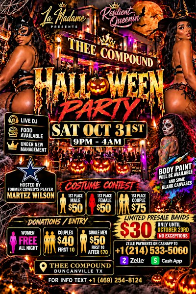 THEE COMPOUND HALLOWEEN PARTY