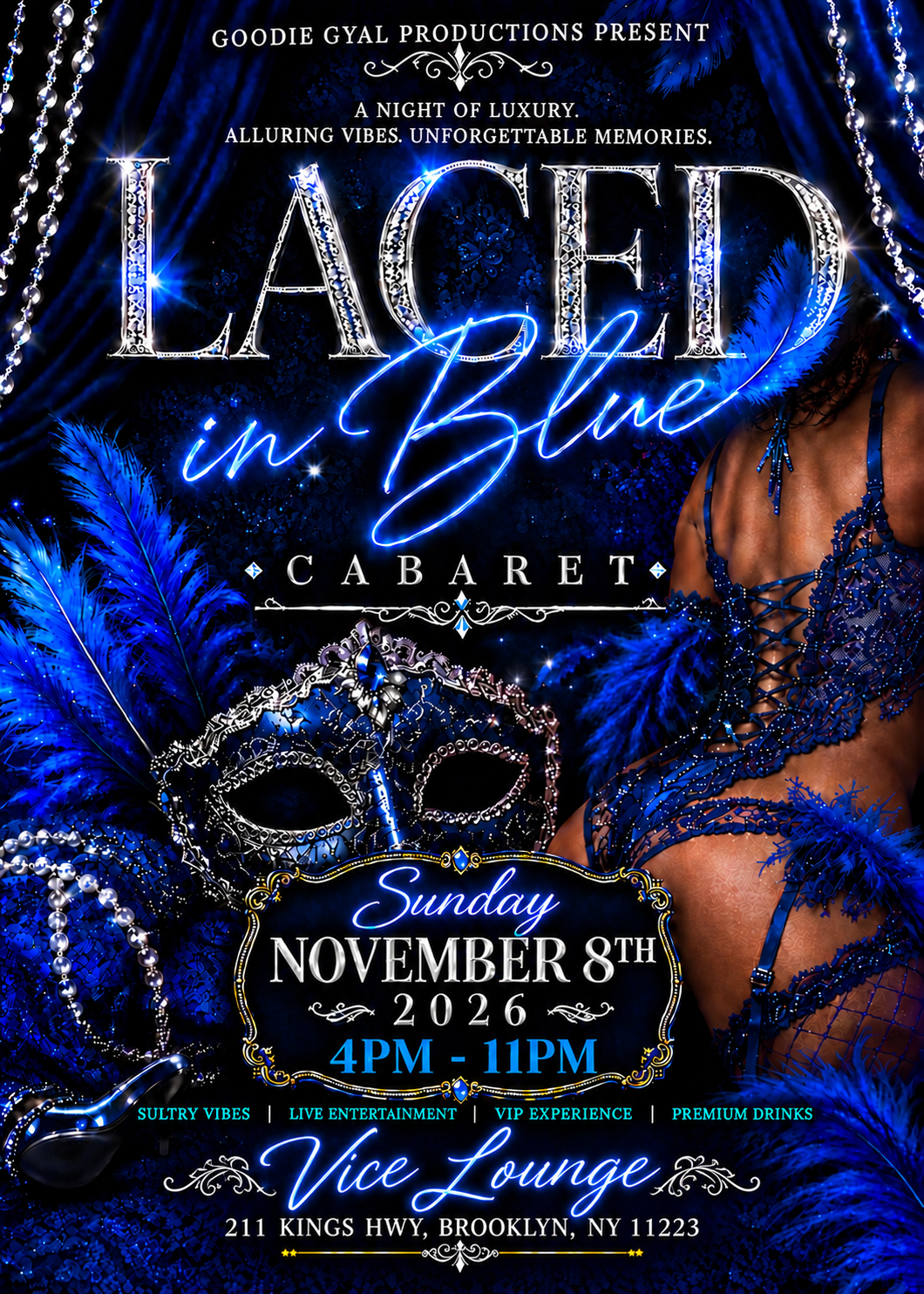 Laced In Blue Cabaret Brunch