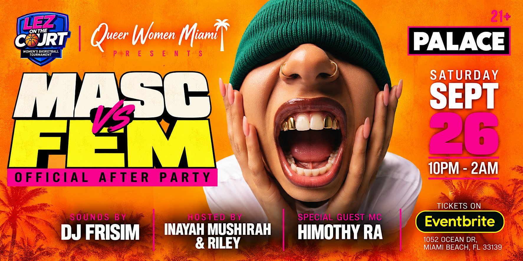 Queer Women Miami: Masc vs Fem Official sapphic / lesbian After Party |