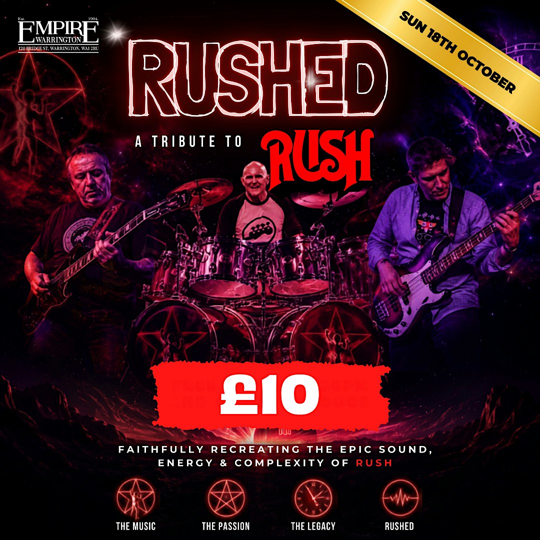 Rush Tribute Band - Rushed