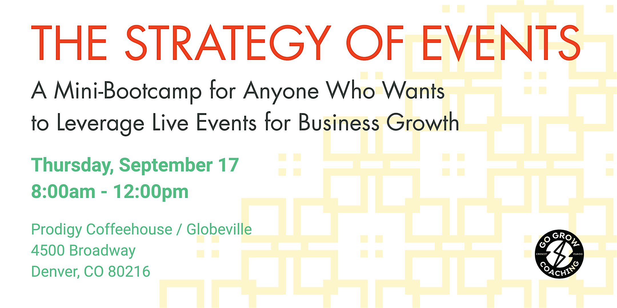 The Strategy of Events