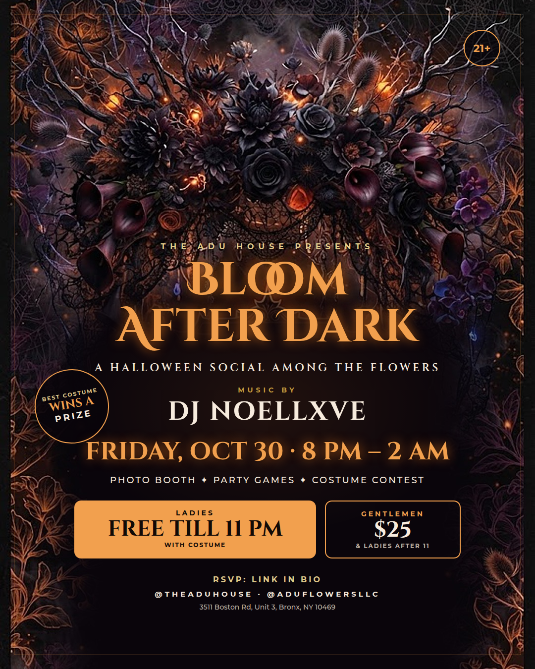 Bloom After Dark 🌙 A Halloween Social
