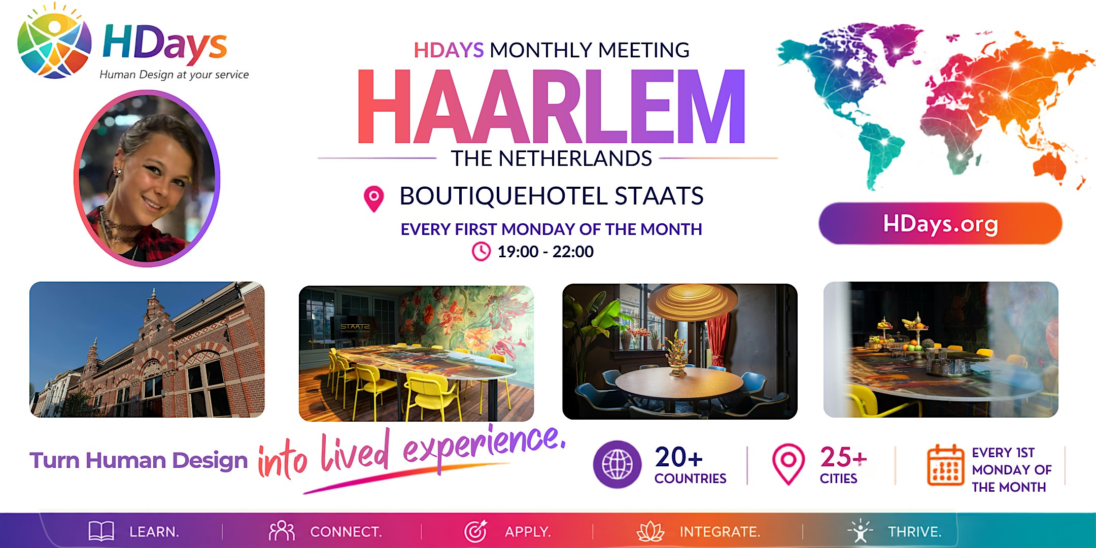 HDays Monthly Meeting in Haarlem at Boutiquehotel Staats