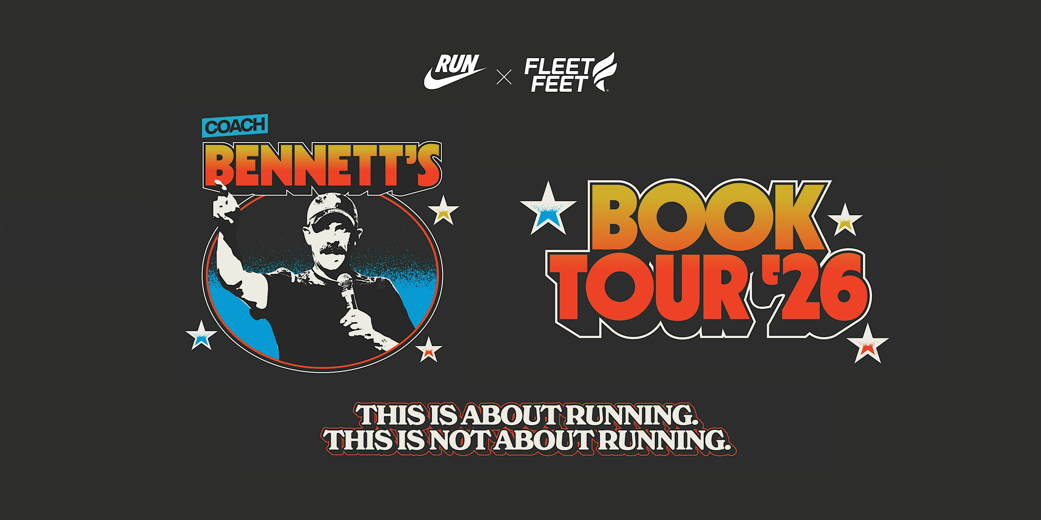 This Is About Running. This Is Not About Running — Coach Bennett Book Tour
