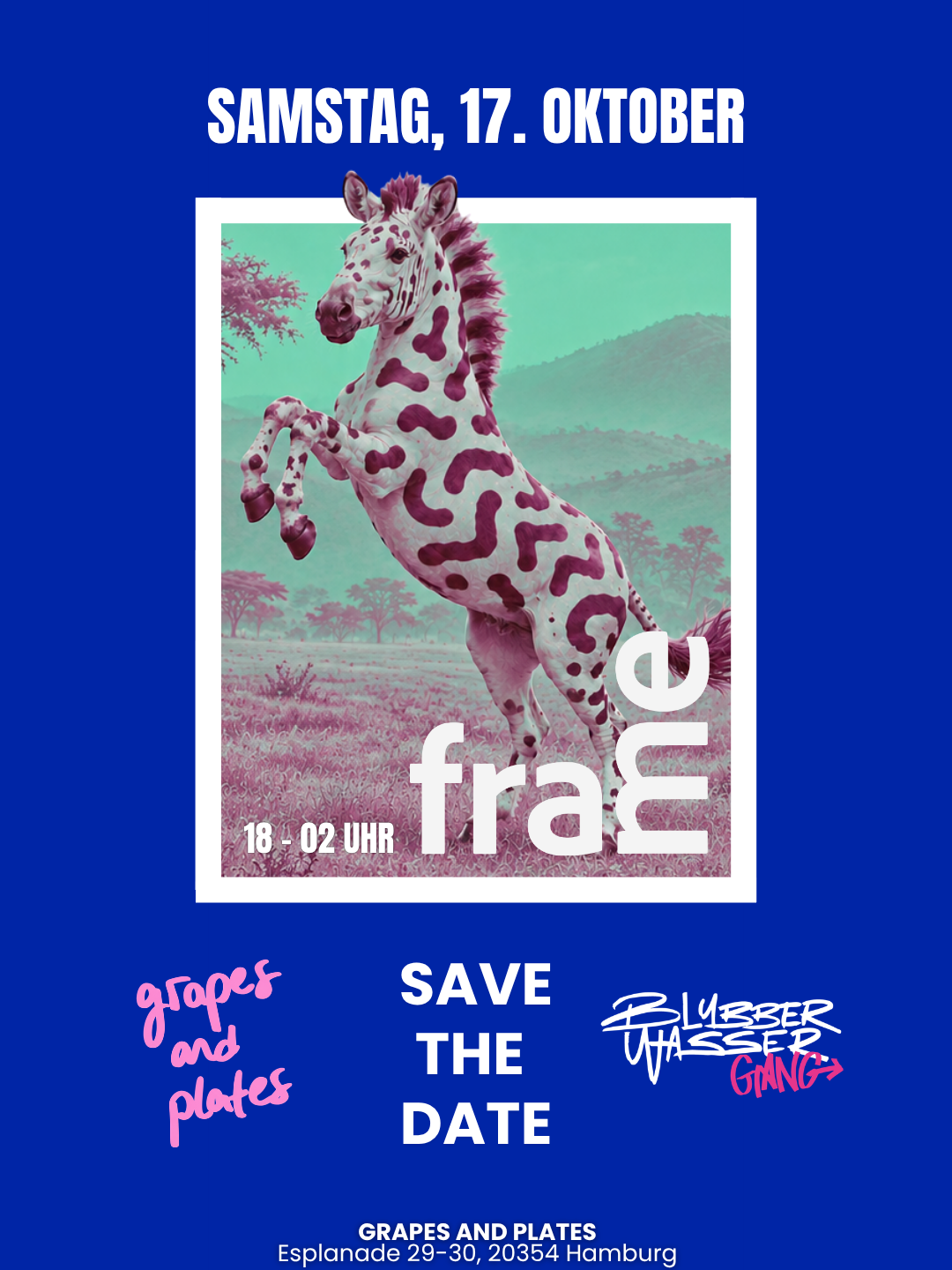 Frame × Blubberwassergang × Grapes and Plates