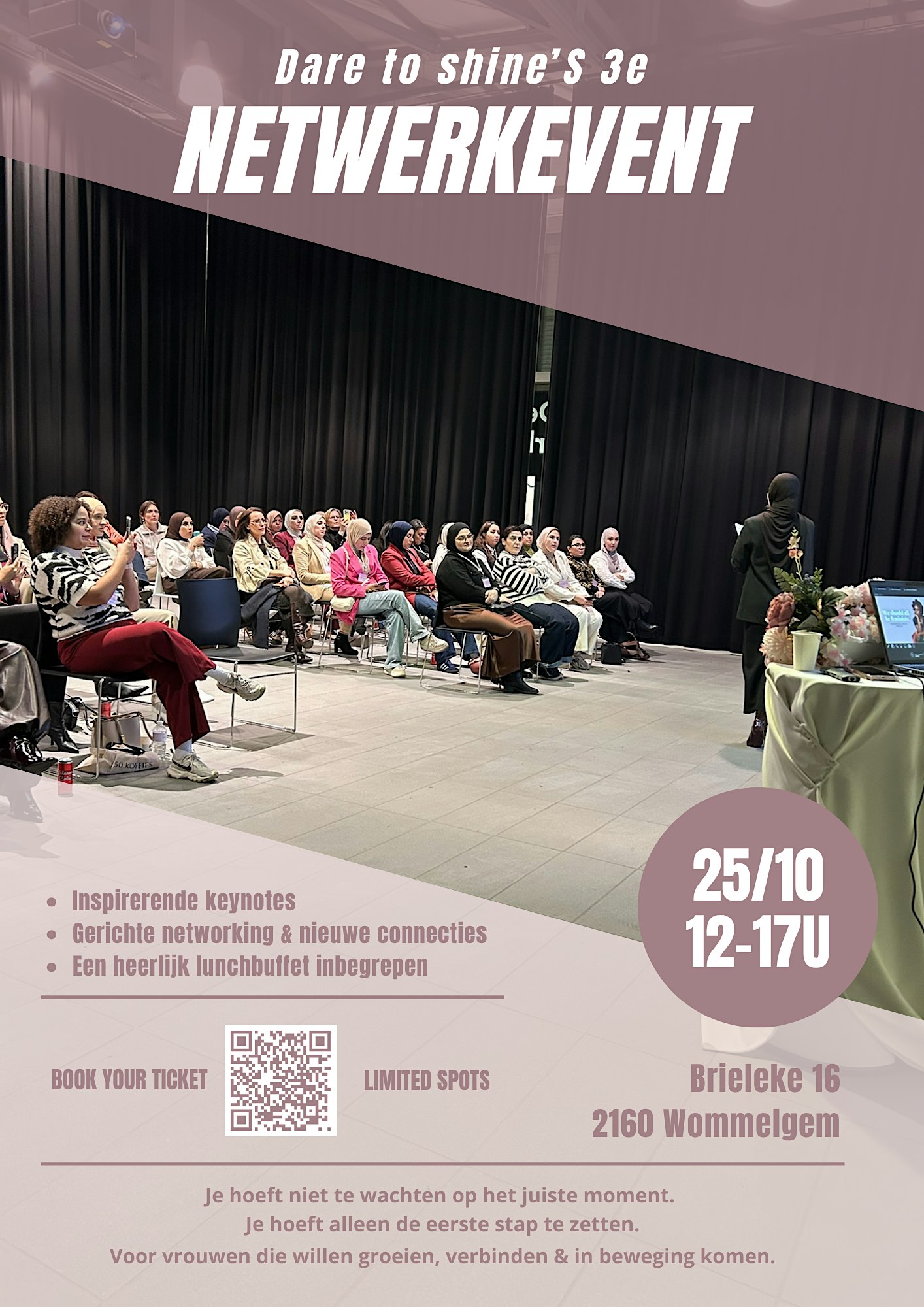 Ladies only netwerkevent - Dare to Shine - 3e editie