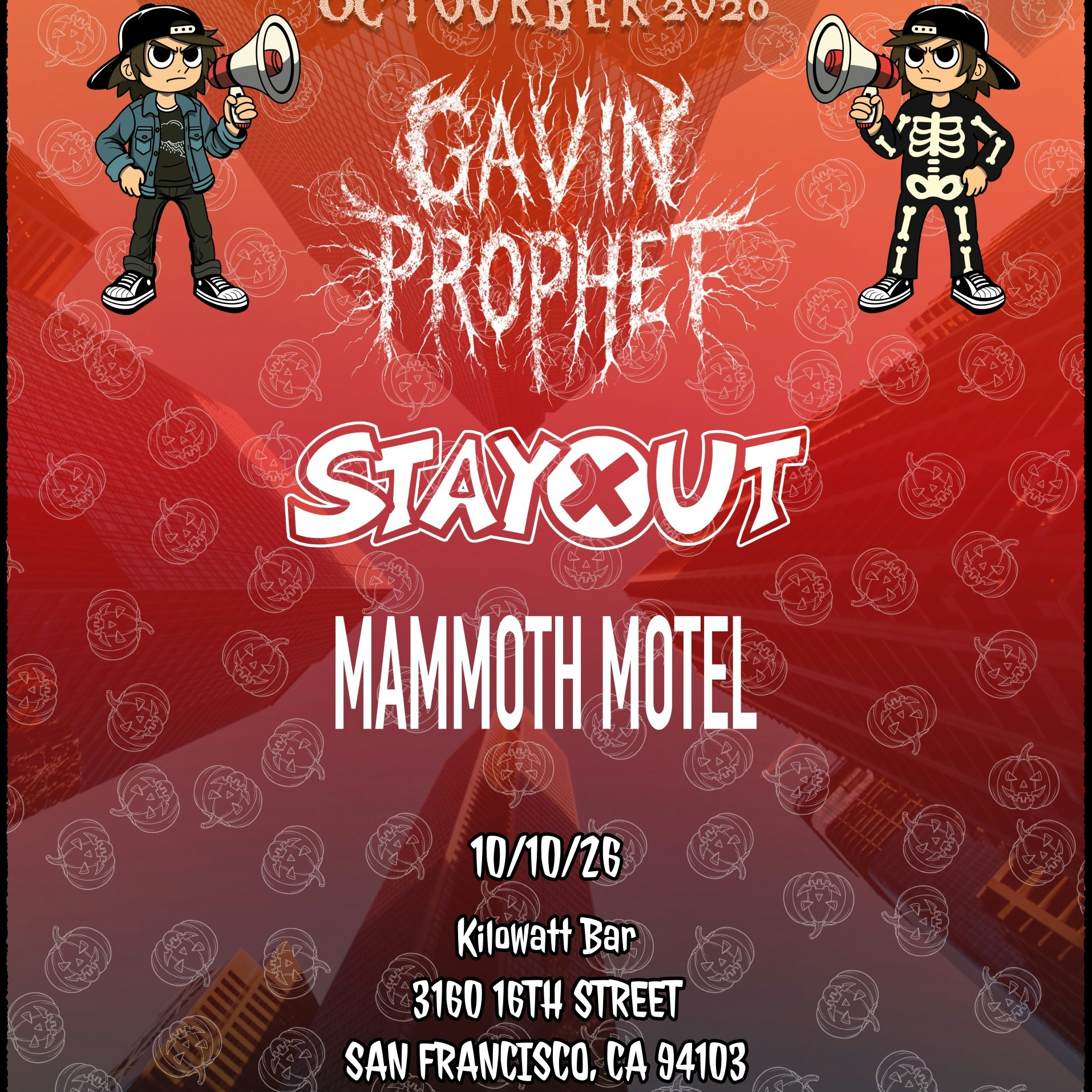 Gavin Prophet, Stay Out and Mammoth Motel