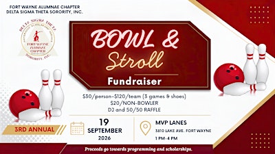 Bowl & Stroll Fundraiser