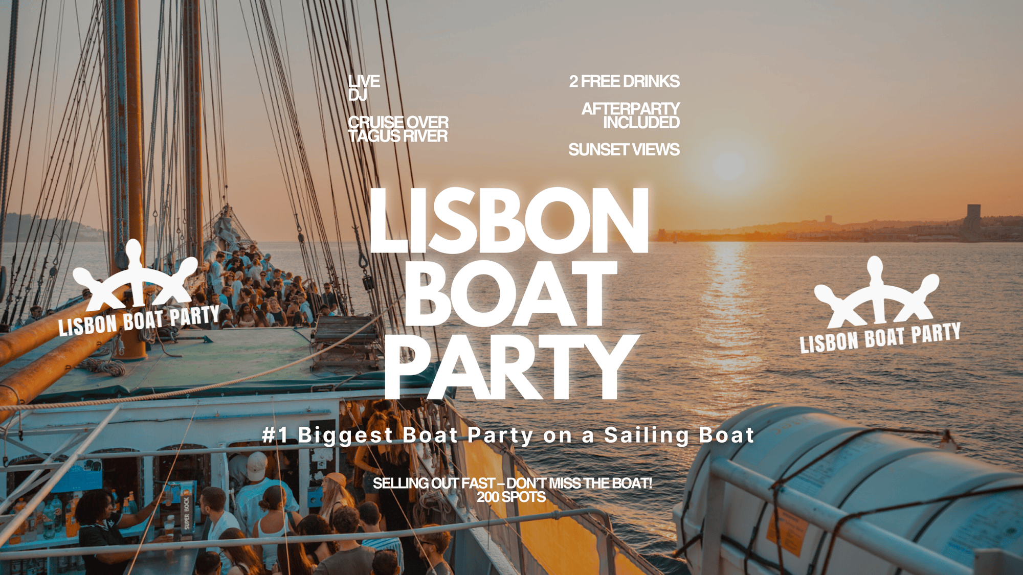 Lisbon Boat Party