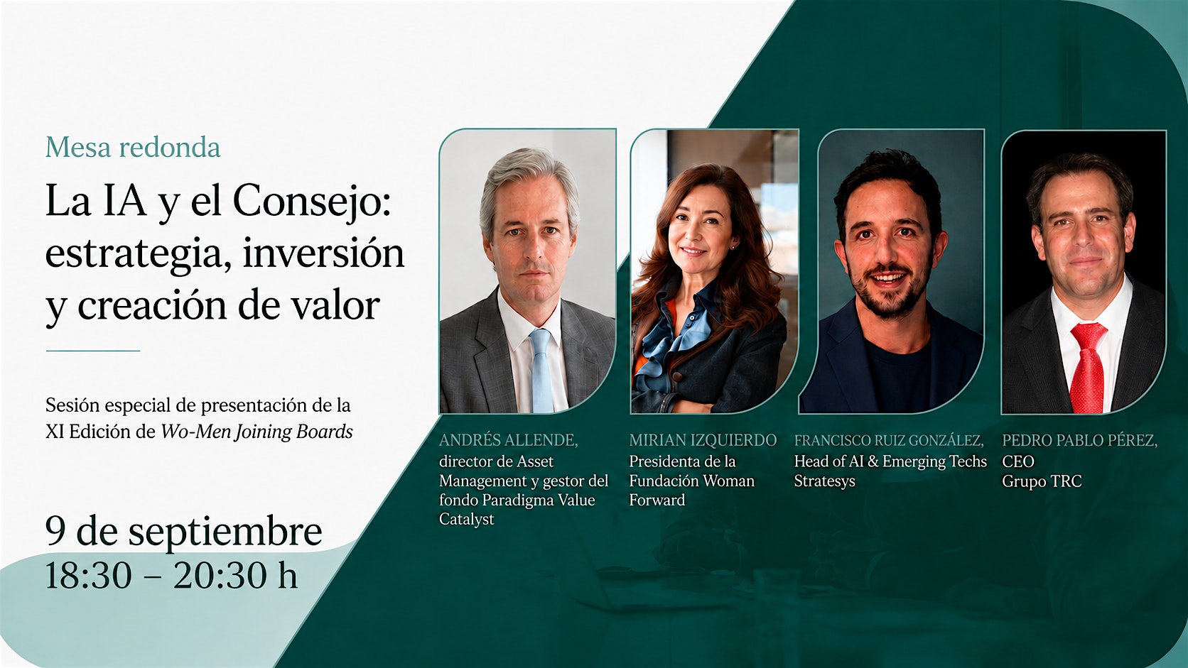 IA y Consejo: presentación de la XI Edición de Wo-Men Joining Boards
