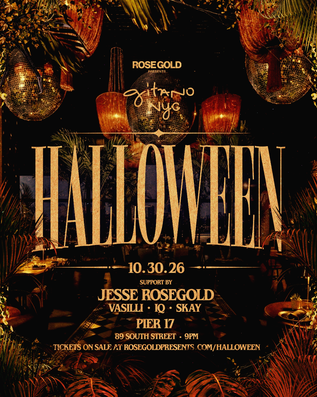 GITANO NYC HALLOWEEN: GITANO & Club Bohemia — Oct 30