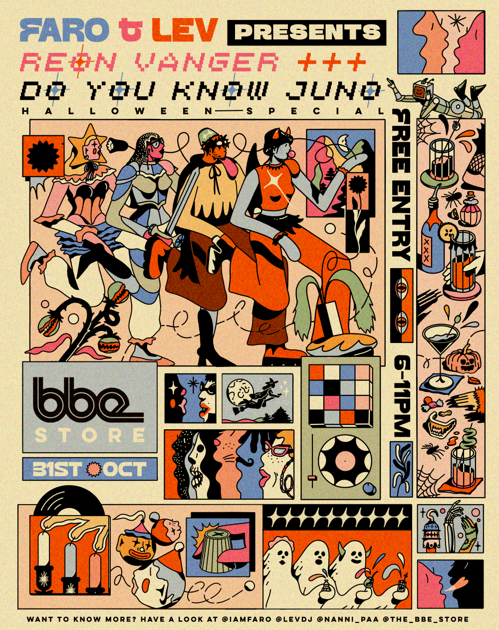 Faro & LEV presents: Reon Vanger & Do you know Juno