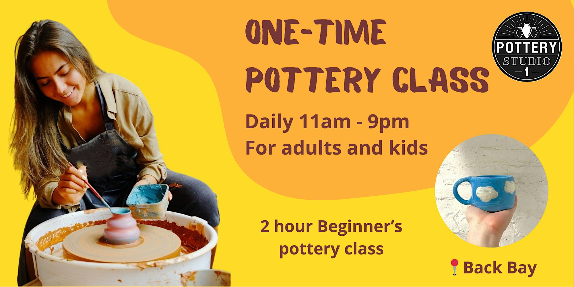Love and Clay: Couple's Pottery Class - Back Bay