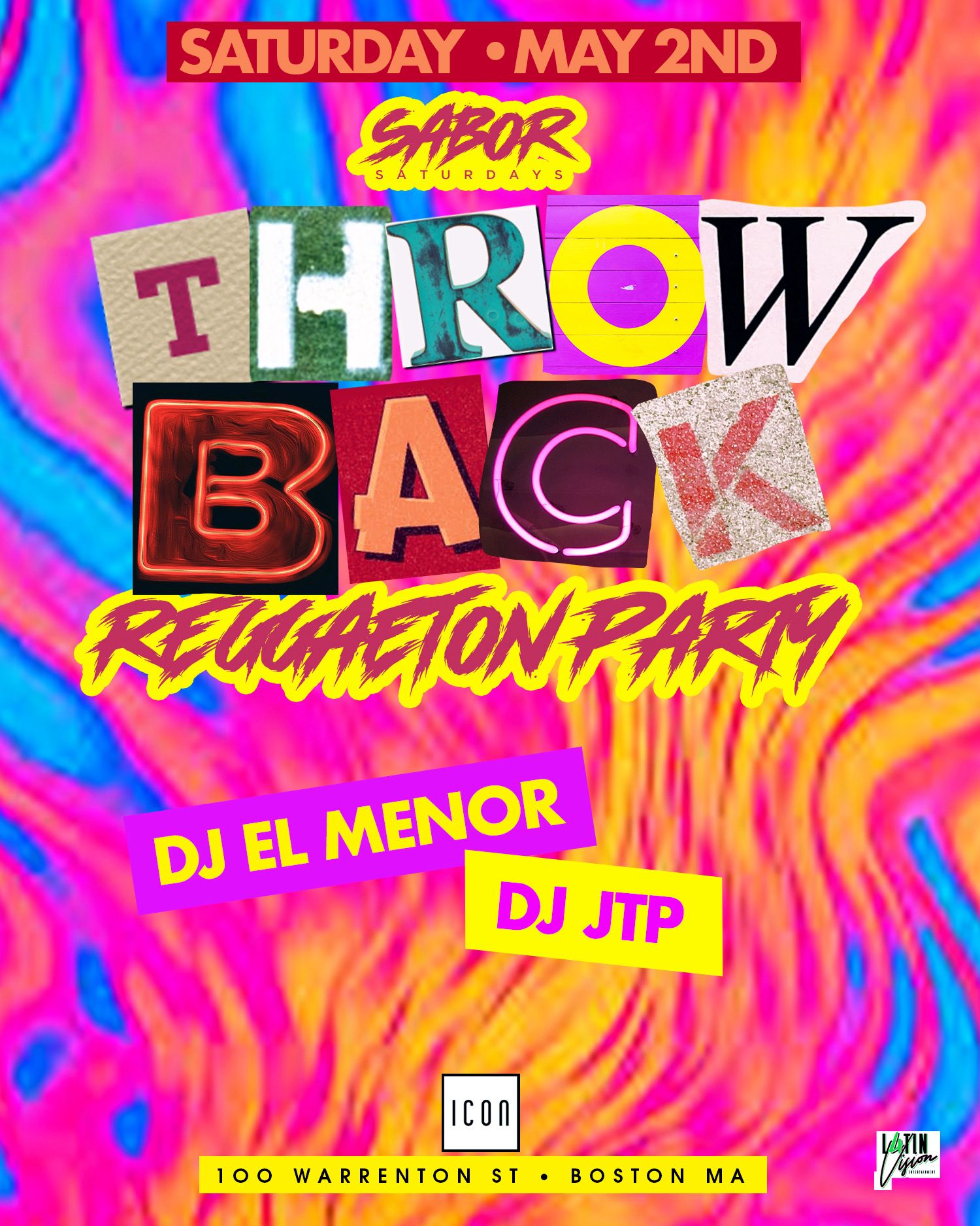 SABOR SATURDAYS - THROWBACK REGGAETON PARTY - DJ EL MENOR X DJ JTP