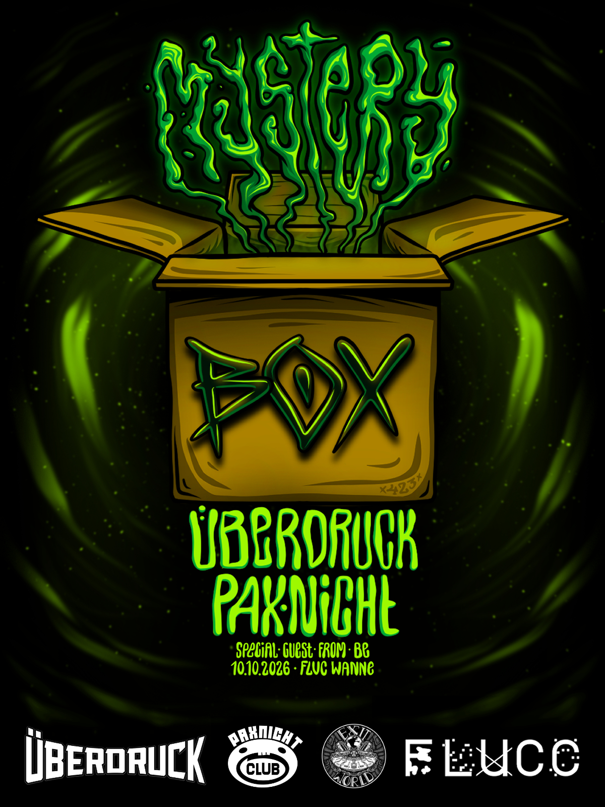 Überdruck im Fluc - MYSTERYBOX 01 [Überdruck + PaxNicht + Special Guest (Belgium)]