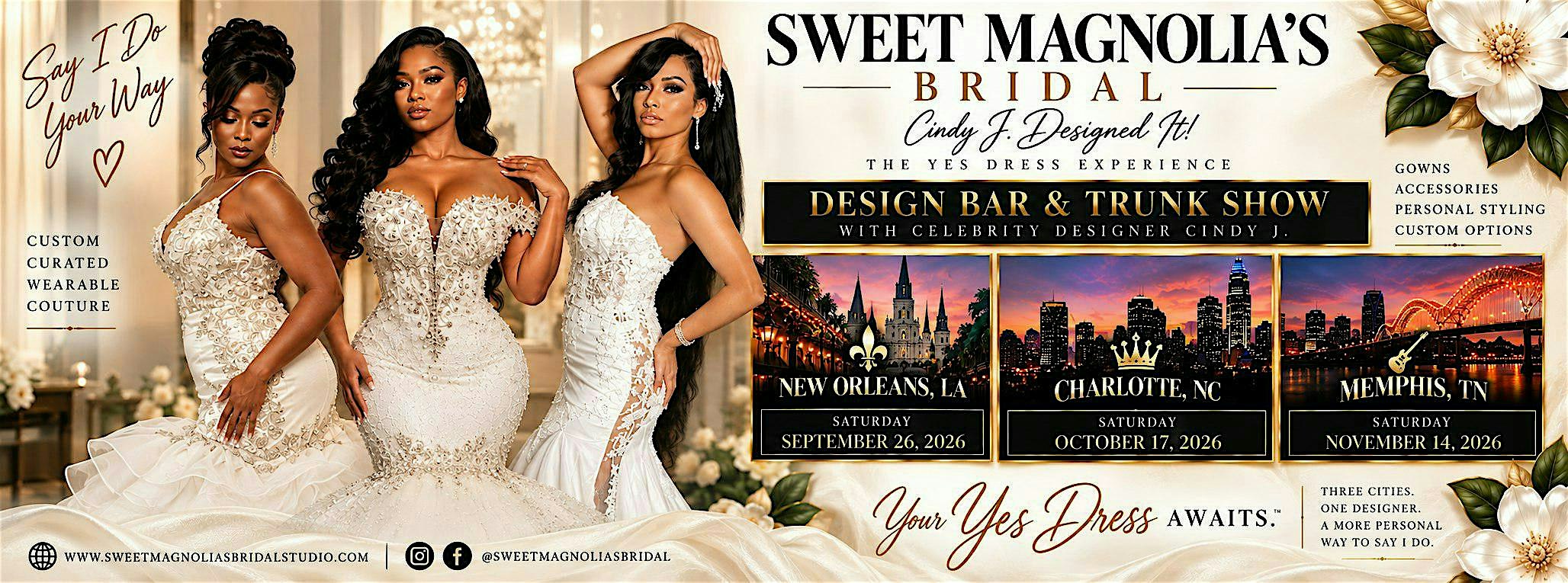 Sweet Magnolia’s Bridal | Design Bar & Trunk Show  - New Orleans