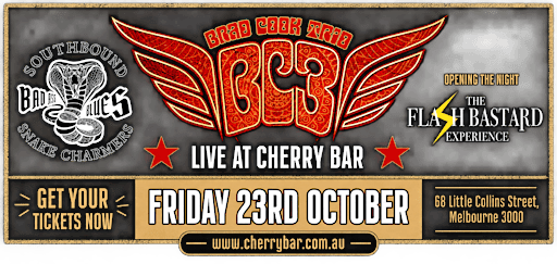 Brad Cook Trio Live at Cherry Bar FRI OCT 23