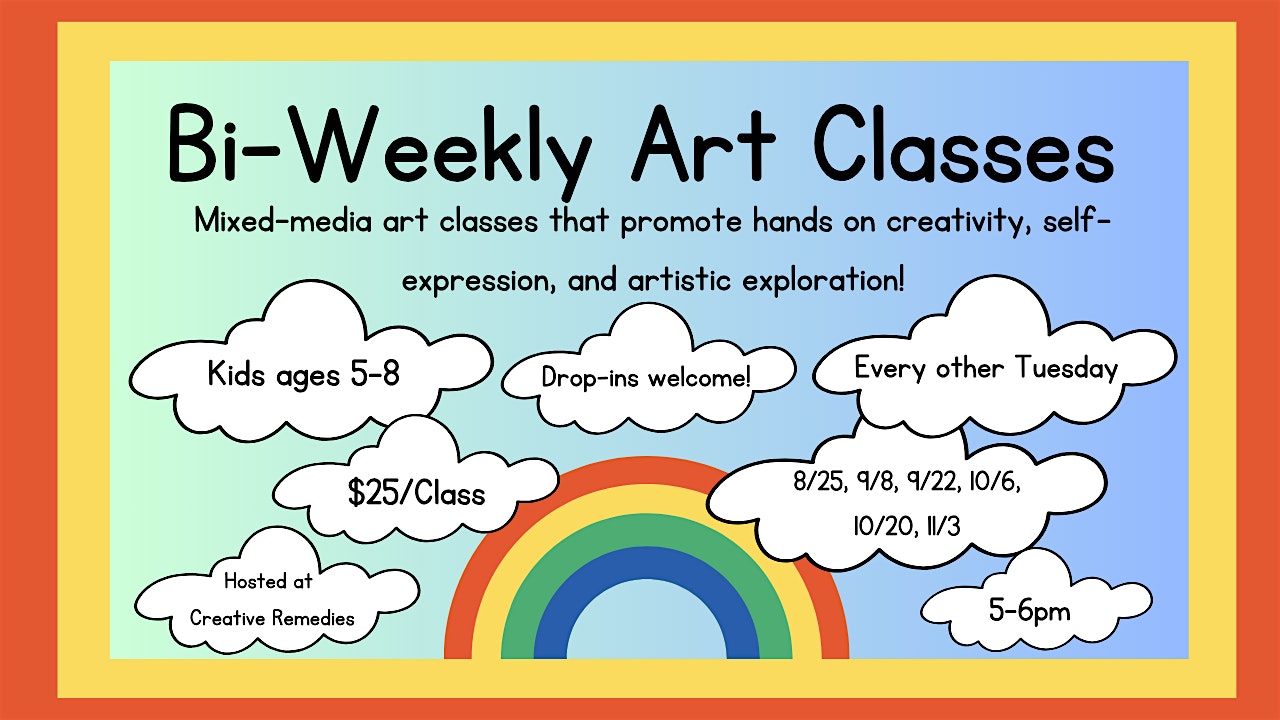 Bi-Weekly Kids Art Group! (9/22)