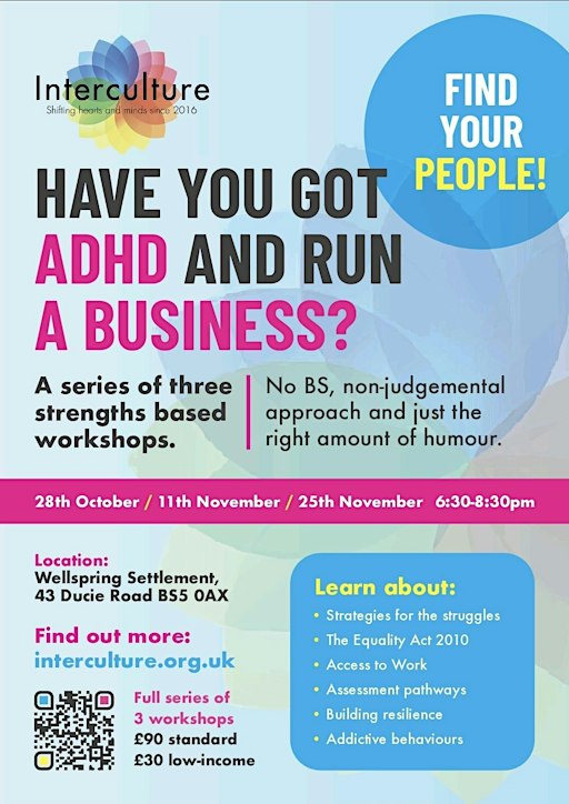 ADHD business owner ? A series of strenghts based workshops