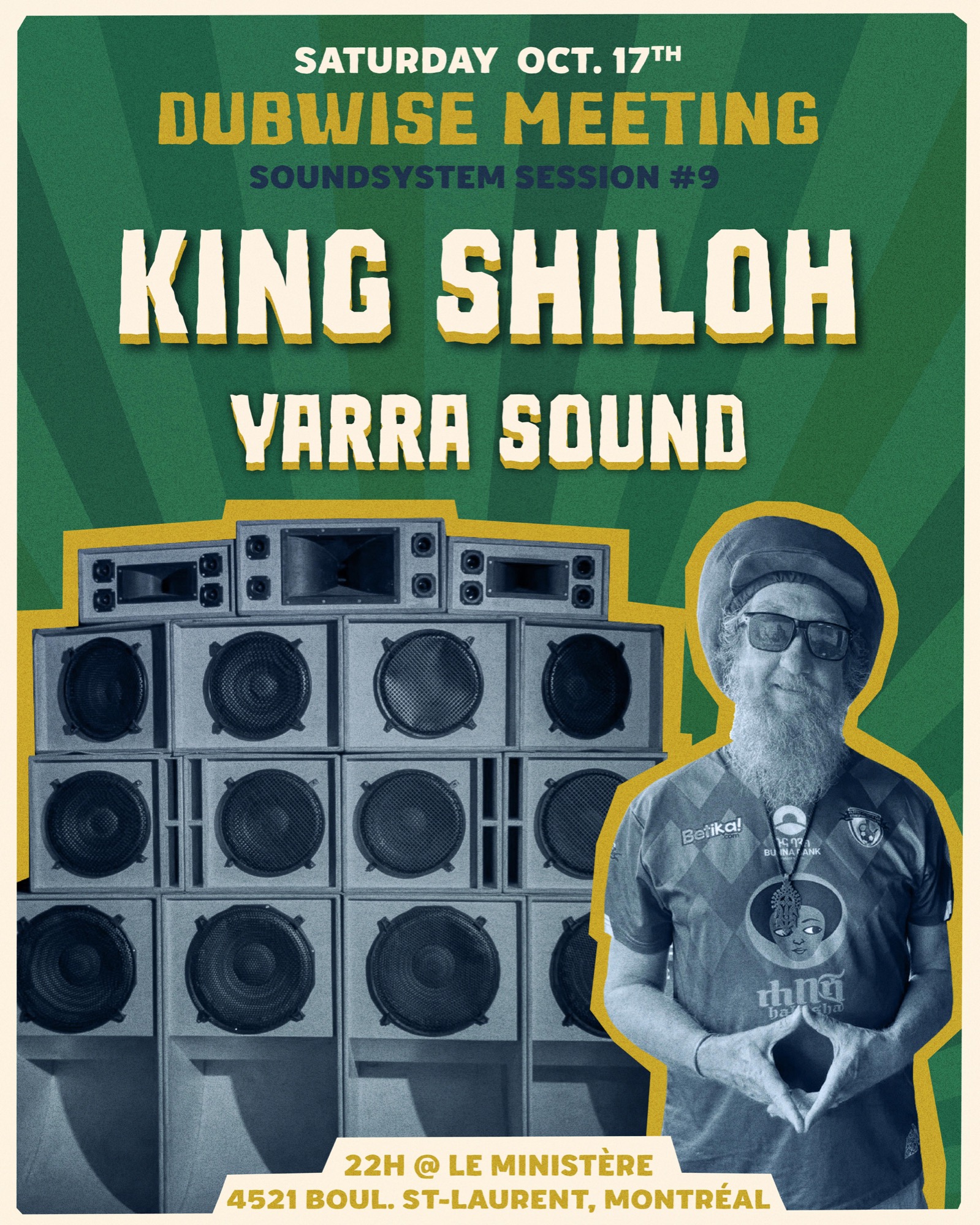 DUBWISE MEETING #9 - Yarra Sound invite King Shiloh (NL)