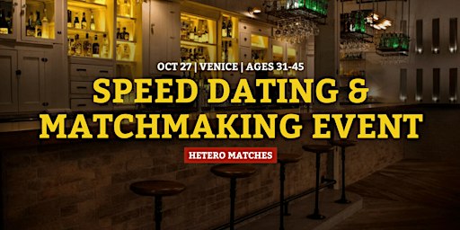 Speed Dating | Venice | Ages 31-45