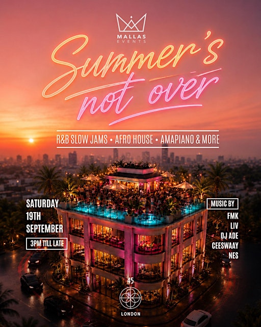 Summer's Not Over - The Rooftop Party
