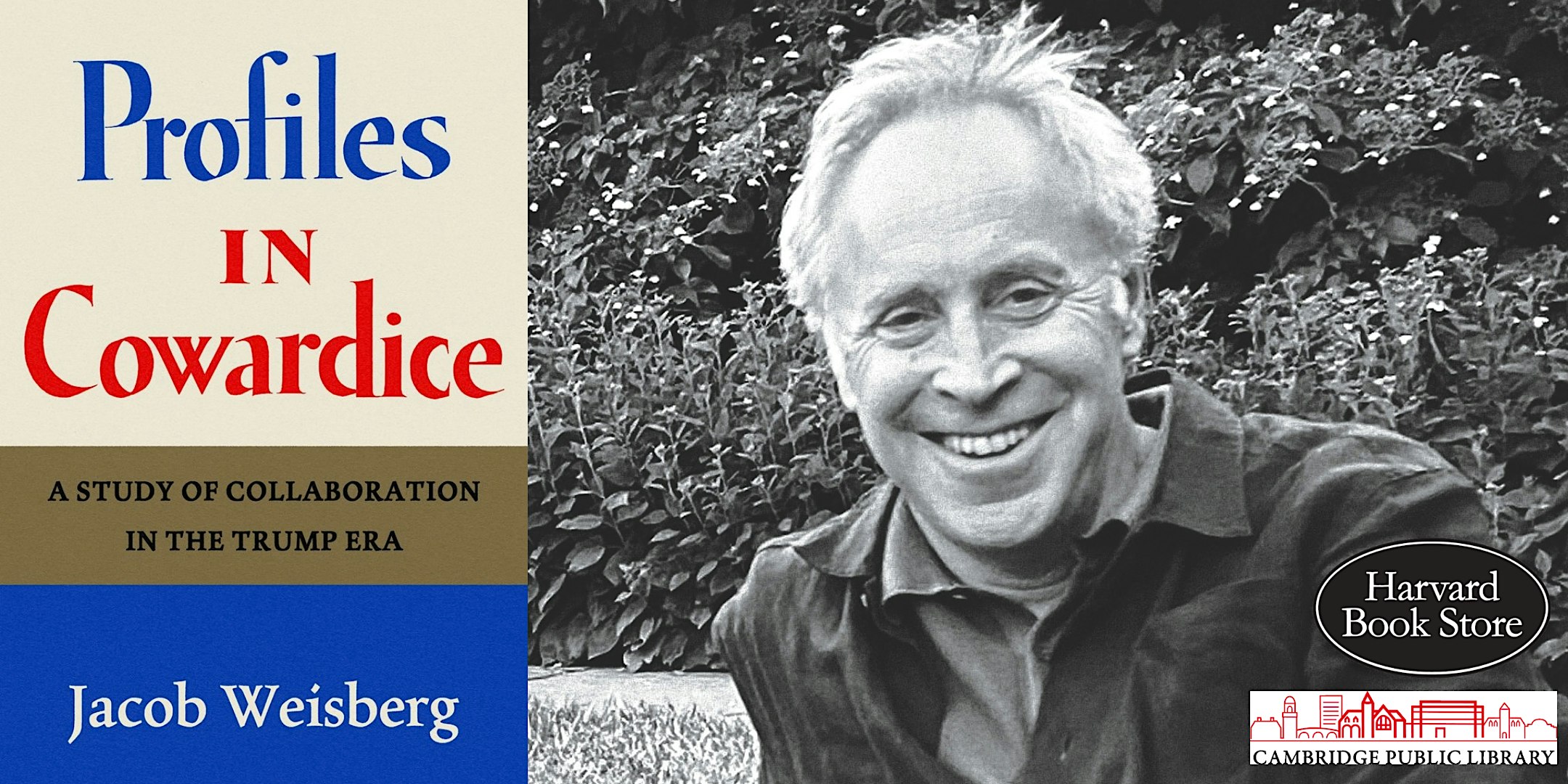 Jacob Weisberg at the Cambridge Public Library