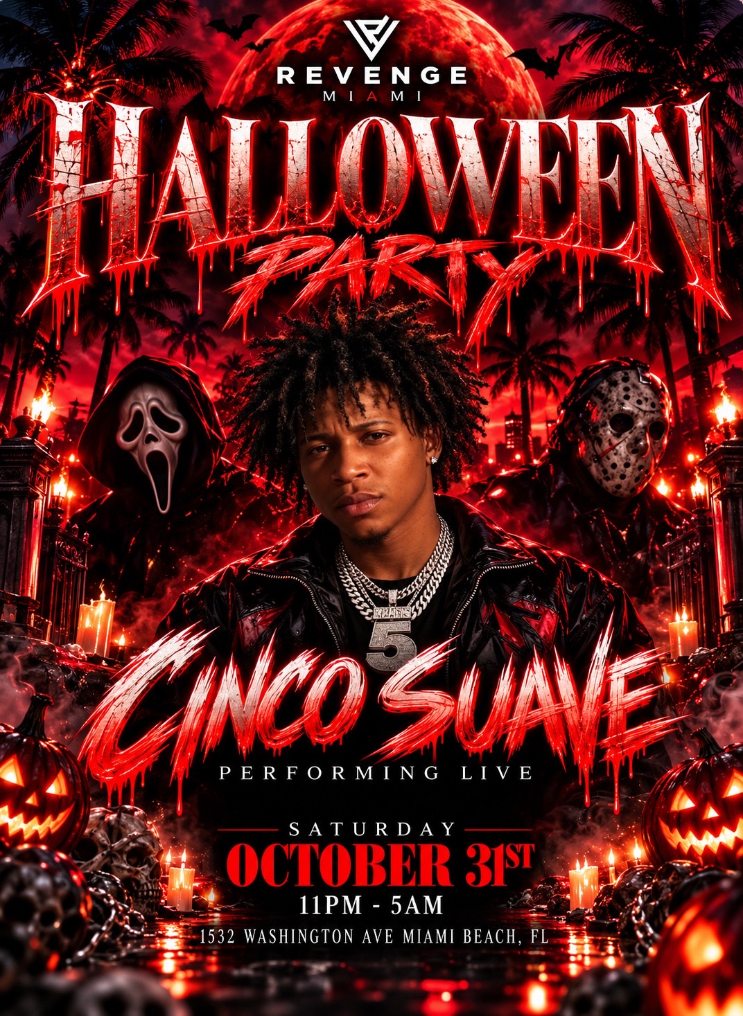 Cinco Suave AT REVENGE || OCT.31st 🎃🔪
