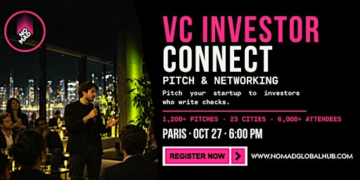 Investor Connect: Pitch & Networking I Paris