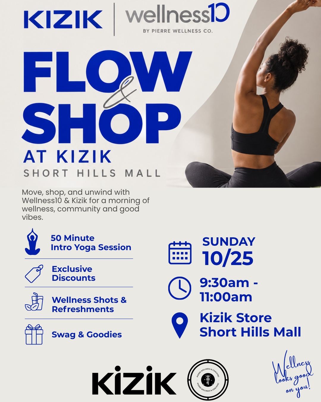 Wellness10 Presents Flow & Shop @ Short Hills Mall