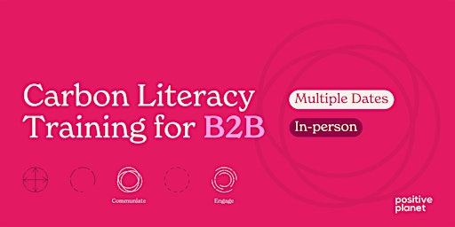 Carbon Literacy for B2Bs | IN-PERSON | Manchester (Oct 7 )