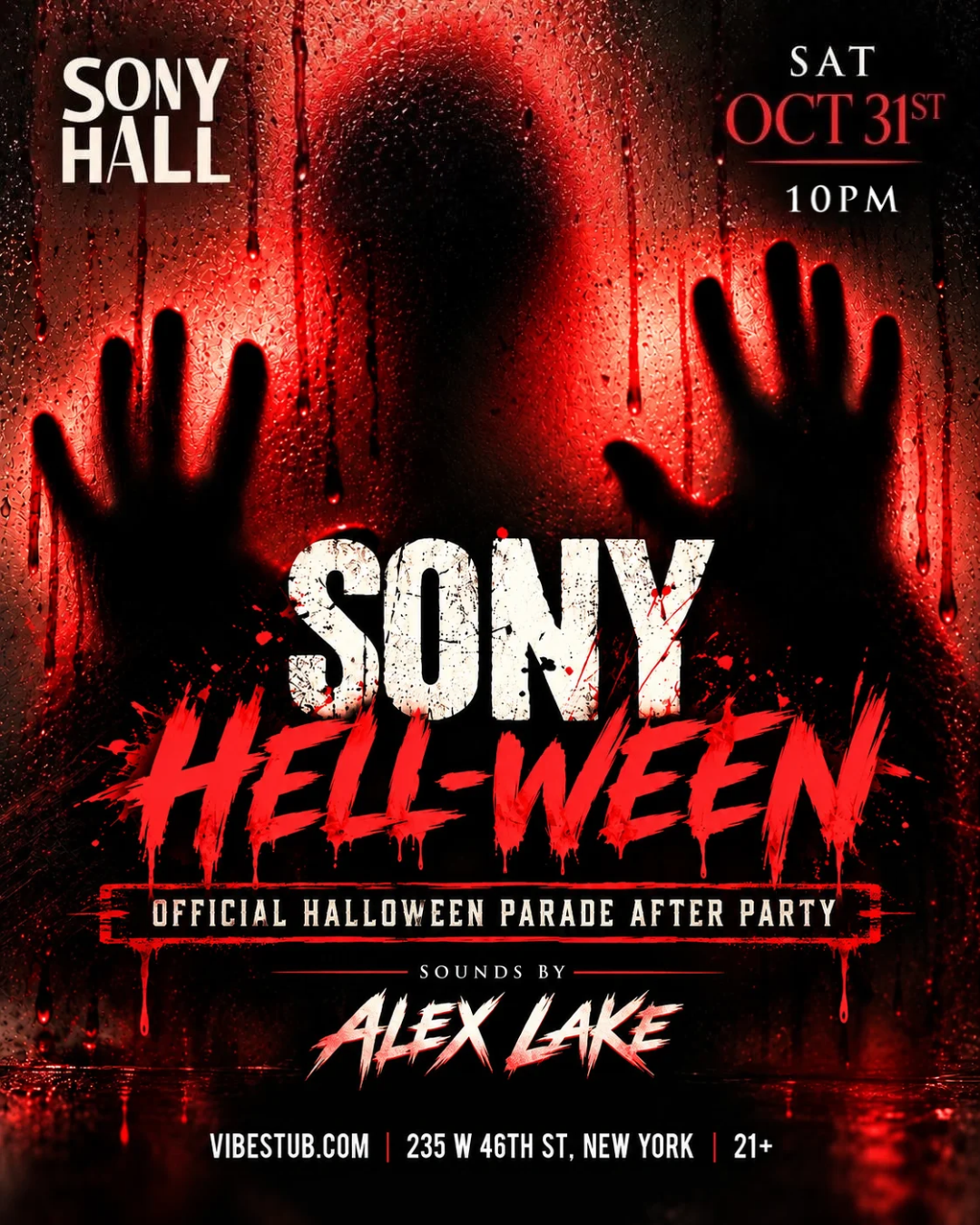 SONY HELL-OWEEN - HALLOWEEN PARTY @ SONY HALL 10/31