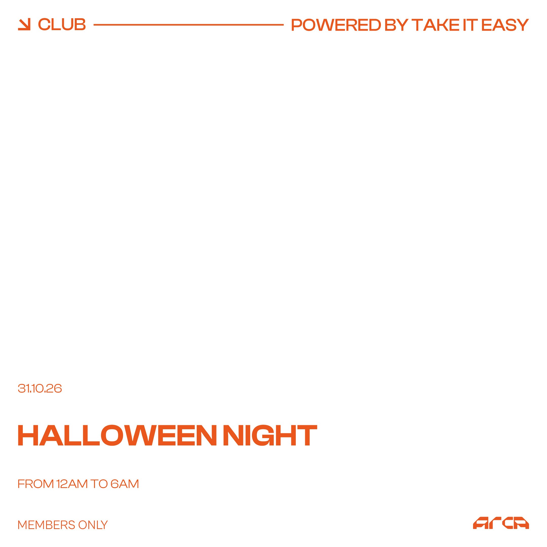 Take It Easy Halloween Night