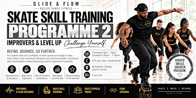 Skate Skill Training  Programme 2 - Improver / Level Up