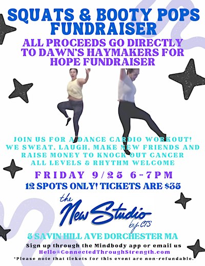 Squats & Booty Pops Fundraiser