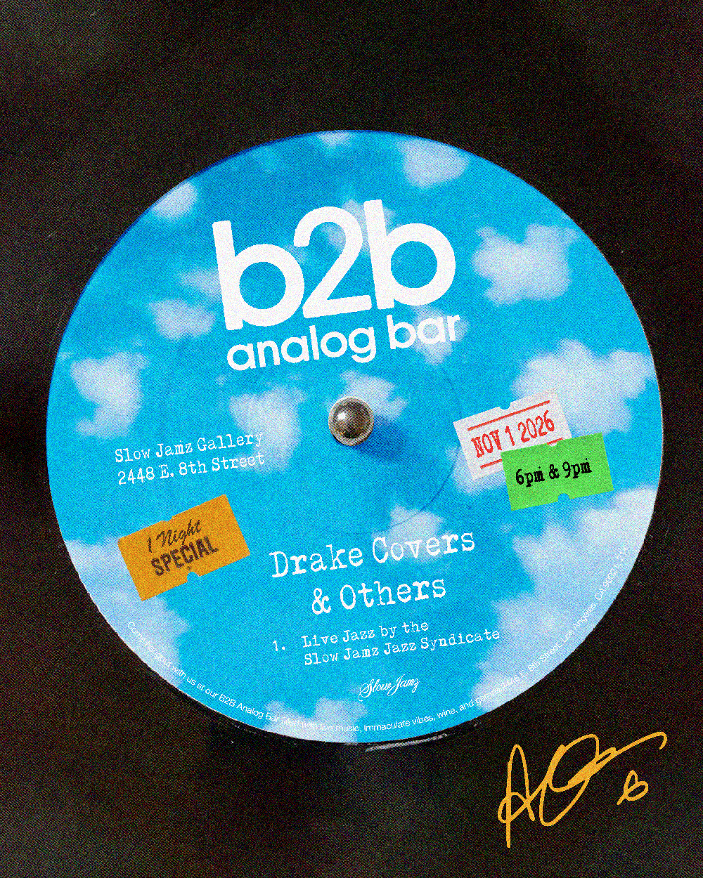 b2b analog bar: drake jazz night