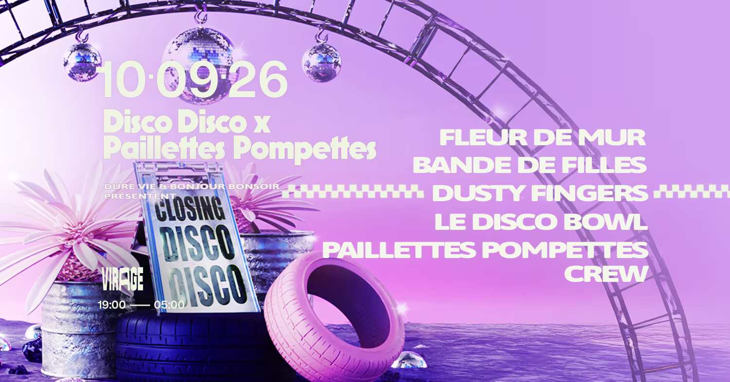 Disco Disco X Paillettes Pompettes