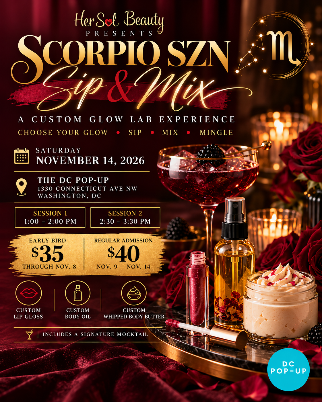 Scorpio Szn: Sip & Mix ♏