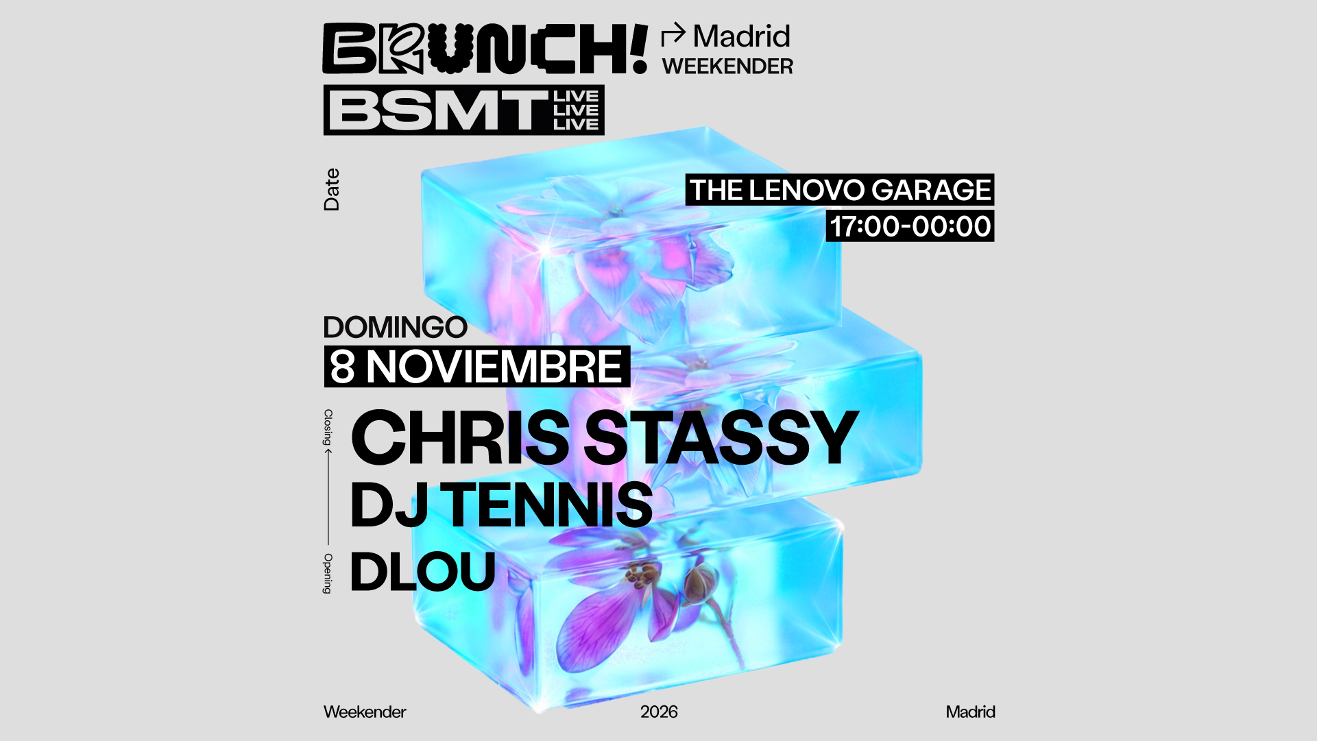 Brunch Electronik Madrid x BSMT LIVE 08.11 - CHRIS STASSY