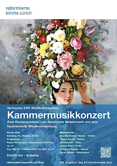 Schumann & Amy Beach – Two Piano Quintets, Concert in Zurich