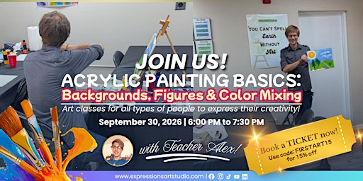 September 30 - Acrylic Painting Basics